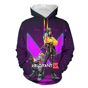 Game Valorant Hoodies - Killjoy 3D Unisex Hooded Pullover Sweatshirt