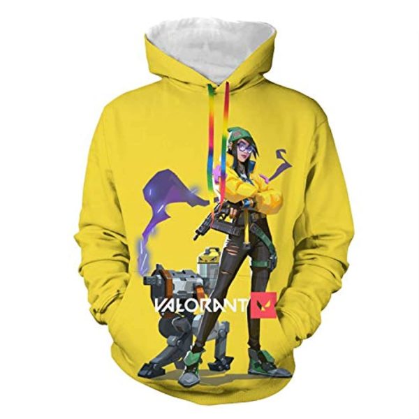 Game Valorant Hoodies - Killjoy 3D Unisex Hooded Pullover Sweatshirt