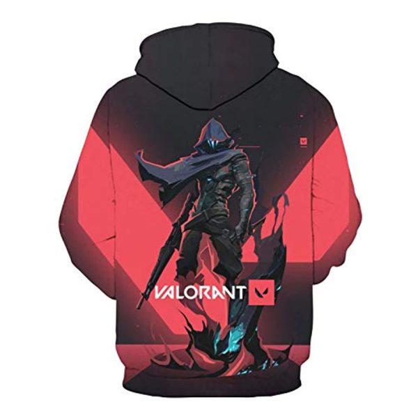 Game Valorant Hoodies - Omen 3D Unisex Hooded Pullover Sweatshirt