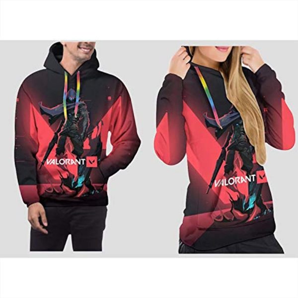 Game Valorant Hoodies - Omen 3D Unisex Hooded Pullover Sweatshirt