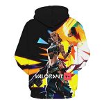 Game Valorant Hoodies - Raze 3D Unisex Hooded Pullover Sweatshirt