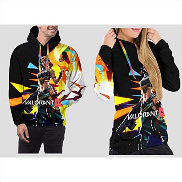 Game Valorant Hoodies - Raze 3D Unisex Hooded Pullover Sweatshirt