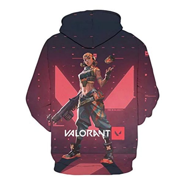 Game Valorant Hoodies - Raze 3D Unisex Hooded Pullover Sweatshirt