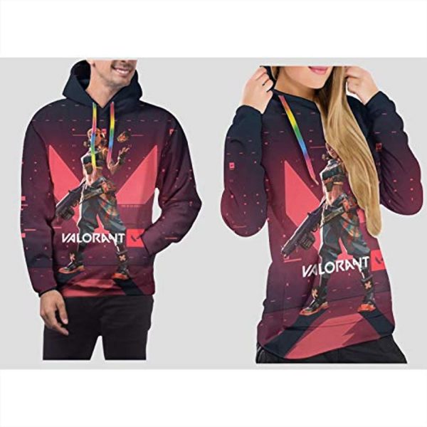 Game Valorant Hoodies - Raze 3D Unisex Hooded Pullover Sweatshirt