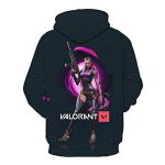 Game Valorant Hoodies - Reyna 3D Unisex Hooded Pullover Sweatshirt