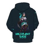 Game Valorant Hoodies - Sage 3D Unisex Hooded Pullover Sweatshirt