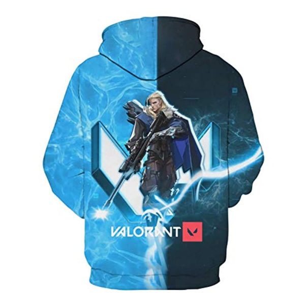 Game Valorant Hoodies - Sova 3D Unisex Hooded Pullover Sweatshirt