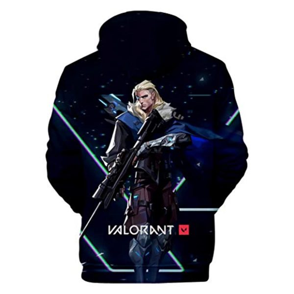 Game Valorant Hoodies - Sova 3D Unisex Hooded Pullover Sweatshirt