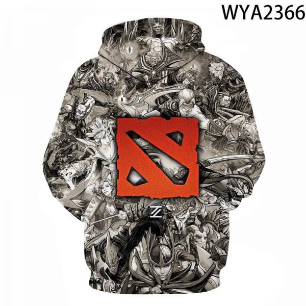 Games Dota 2 3D Printed Hoodies - Fashion Sweatshirts Hooded Pullover