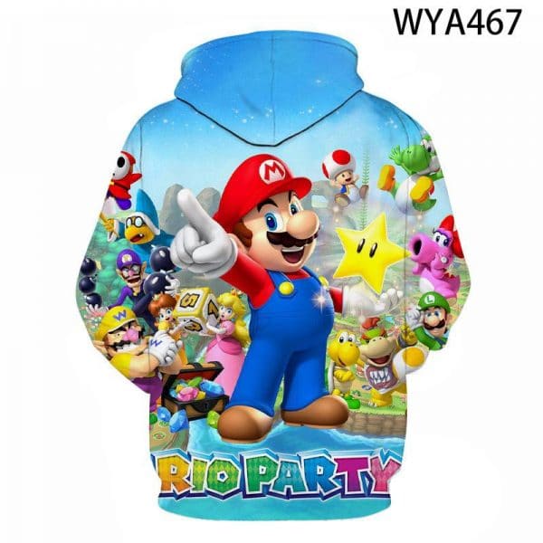 Games Super Mario 3D Hoodies - Super Smash Bros Sweatshirts