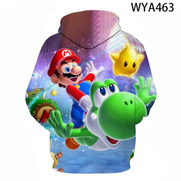 Games Super Mario 3D Hoodies - Super Smash Bros Sweatshirts