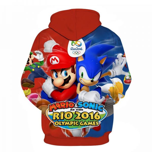 Games Super Mario Hoodies - Super Smash Bros 3D Hoodie Outerwear