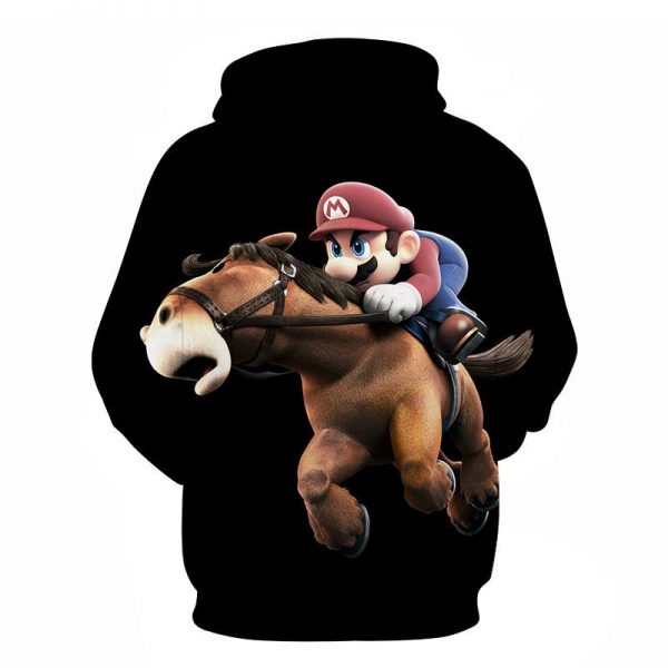 Games Super Mario Hoodies - Super Smash Bros 3D Hoodie Outerwear