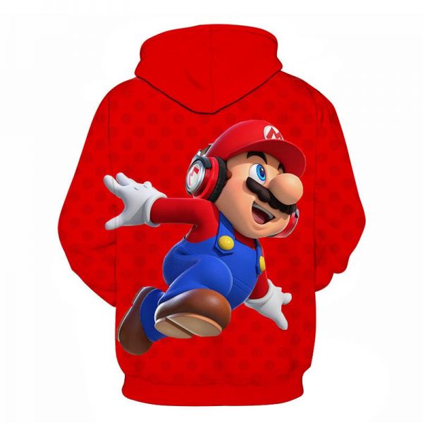 Games Super Mario Hoodies - Super Smash Bros 3D Hoodie Outerwear