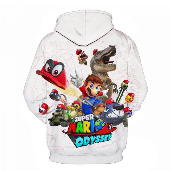 Games Super Mario Hoodies - Super Smash Bros 3D Hoodie Outerwear
