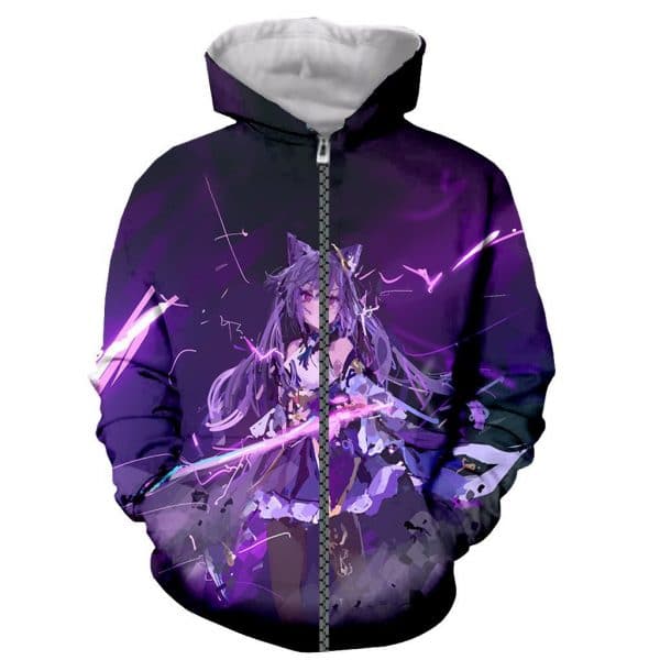 Genshin Impact 3D Print Fashion Long Sleeves Hoodies Sweatshirts