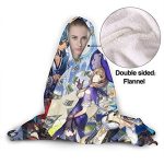 Genshin Impact Hooded Blanket - 3D Print Thick Blanket for Kids Teens Adults