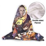 Genshin Impact Hooded Blanket - 3D Print Thick Blanket for Kids Teens Adults