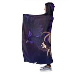 Genshin Impact Hooded Blanket - 3D Print Thick Blanket for Kids Teens Adults