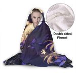 Genshin Impact Hooded Blanket - 3D Print Thick Blanket for Kids Teens Adults