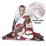 Genshin Impact Hooded Blanket - 3D Print Thick Blanket for Kids Teens Adults