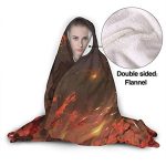 Genshin Impact Hooded Blanket - 3D Print Thick Blanket for Kids Teens Adults