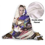 Genshin Impact Hooded Blanket - 3D Print Thick Blanket for Kids Teens Adults