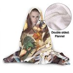 Genshin Impact Hooded Blanket - 3D Print Thick Blanket for Kids Teens Adults