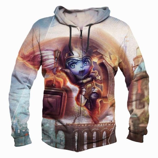 Genshin Impact Hooded Blanket - 3D Print Thick Blanket for Kids Teens Adults