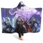 Genshin ImPact Hooded Blanket - Cozy Thick Hooded Blanket