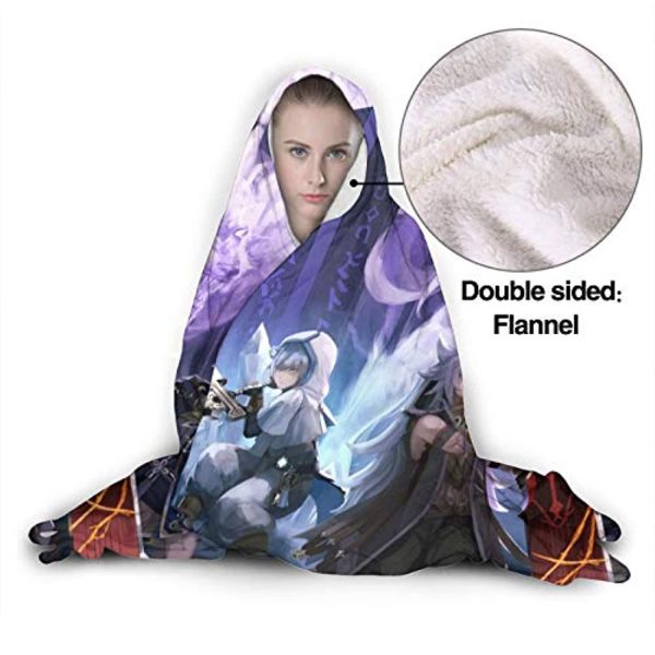 Genshin ImPact Hooded Blanket - Cozy Thick Hooded Blanket
