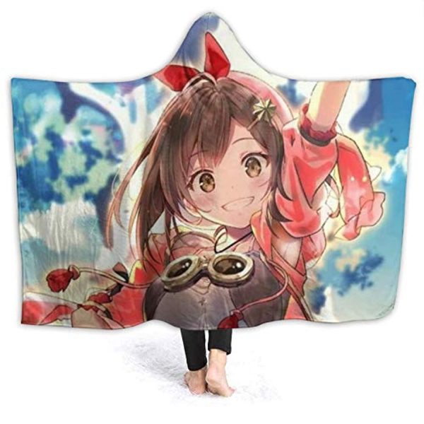 Genshin ImPact Hooded Blanket - Cozy Thick Hooded Blanket