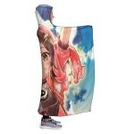 Genshin ImPact Hooded Blanket - Cozy Thick Hooded Blanket