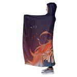 Genshin ImPact Hooded Blanket - Cozy Thick Hooded Blanket