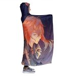 Genshin ImPact Hooded Blanket - Cozy Thick Hooded Blanket