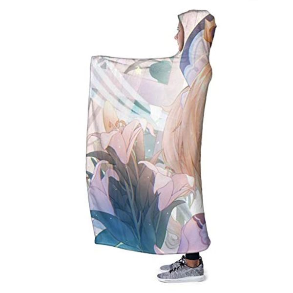 Genshin ImPact Hooded Blanket - Cozy Thick Hooded Blanket