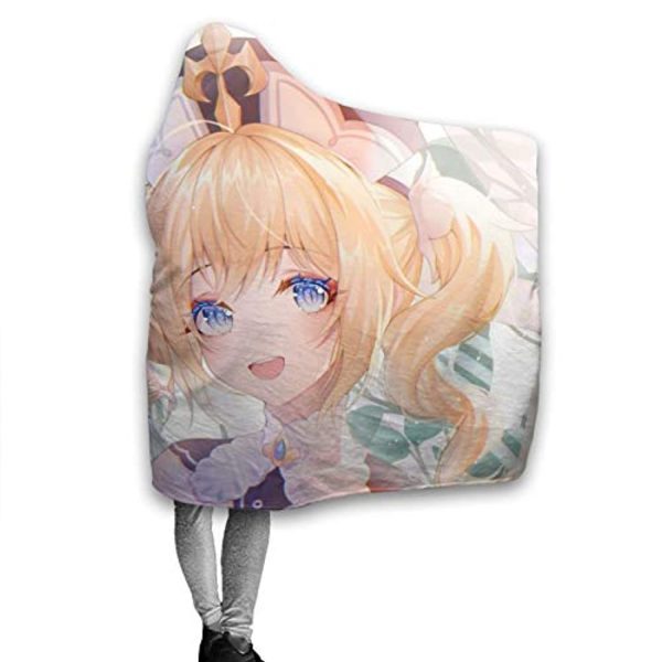 Genshin ImPact Hooded Blanket - Cozy Thick Hooded Blanket