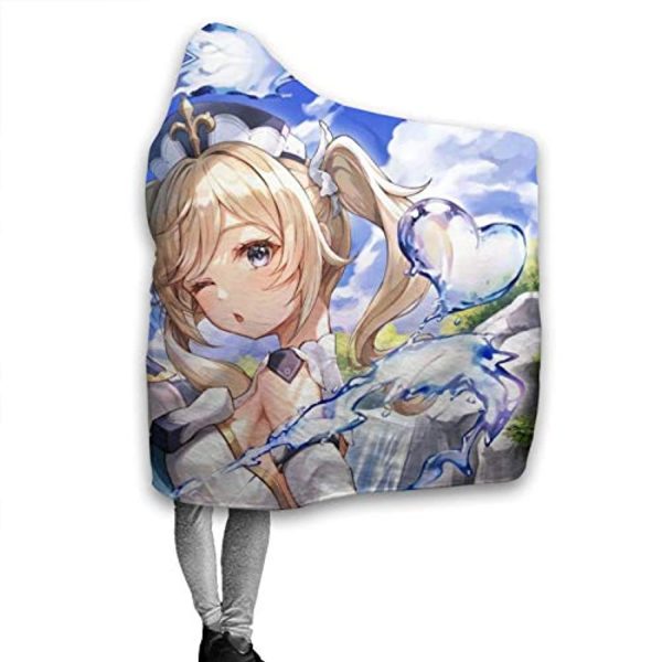 Genshin ImPact Hooded Blanket - Cozy Thick Hooded Blanket