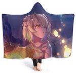 Genshin ImPact Hooded Blanket - Cozy Thick Hooded Blanket