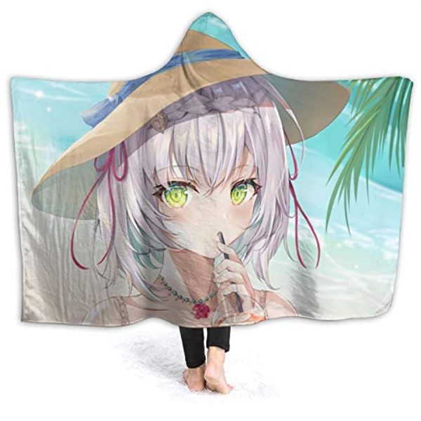 Genshin ImPact Hooded Blanket - Cozy Thick Hooded Blanket