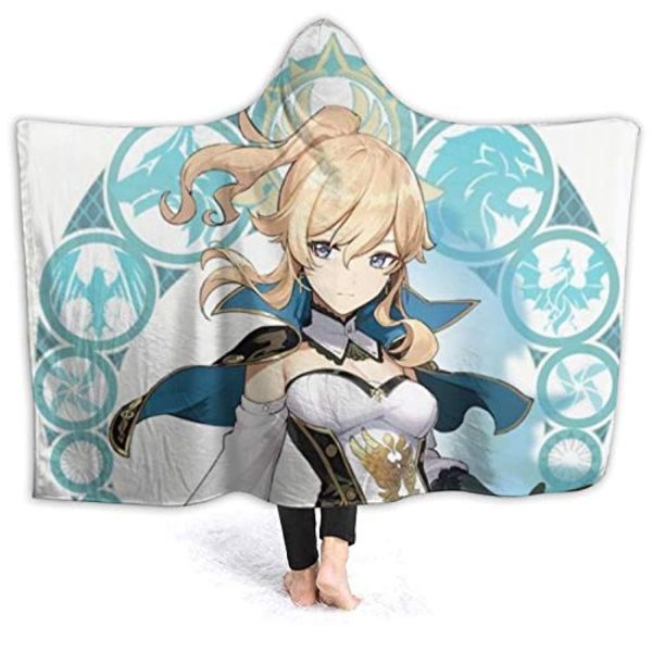 Genshin ImPact Hooded Blanket - Jean Cozy Thick Hooded Blanket