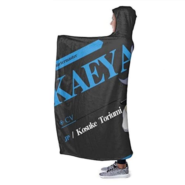 Genshin ImPact Hooded Blanket - Kaeya Cozy Thick Hooded Blanket