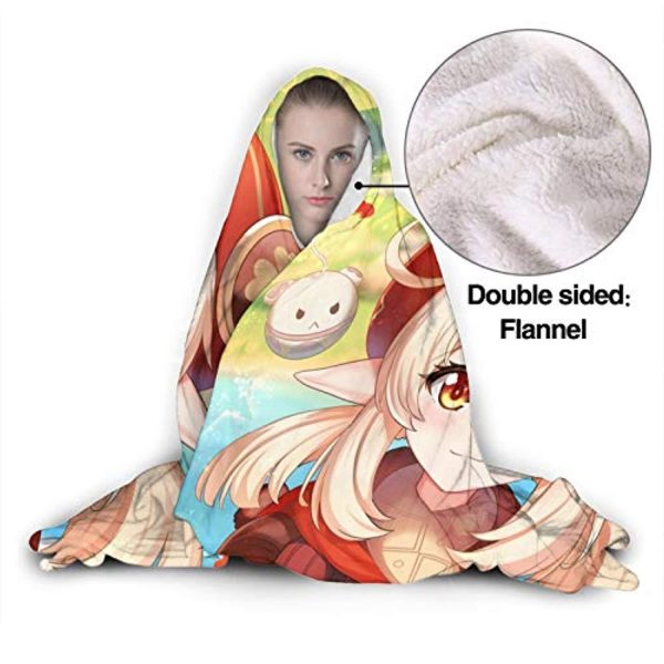 Genshin ImPact Hooded Blanket - Klee Cozy Thick Hooded Blanket