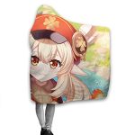 Genshin ImPact Hooded Blanket - Klee Cozy Thick Hooded Blanket