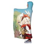 Genshin ImPact Hooded Blanket - Klee Cozy Thick Hooded Blanket