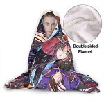 Genshin ImPact Hooded Blanket - Lisa Cozy Thick Hooded Blanket