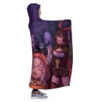 Genshin ImPact Hooded Blanket - Lisa Kaeya Jean Amber Cozy Thick Hooded Blanket