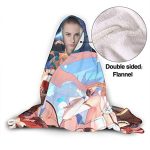 Genshin ImPact Hooded Blanket - Lisa Kaeya Jean Amber Cozy Thick Hooded Blanket