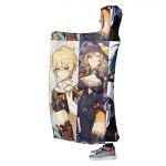 Genshin ImPact Hooded Blanket - Lisa Kaeya Jean Amber Cozy Thick Hooded Blanket