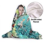 Genshin ImPact Hooded Blanket - Lisa Kaeya Jean Amber Cozy Thick Hooded Blanket